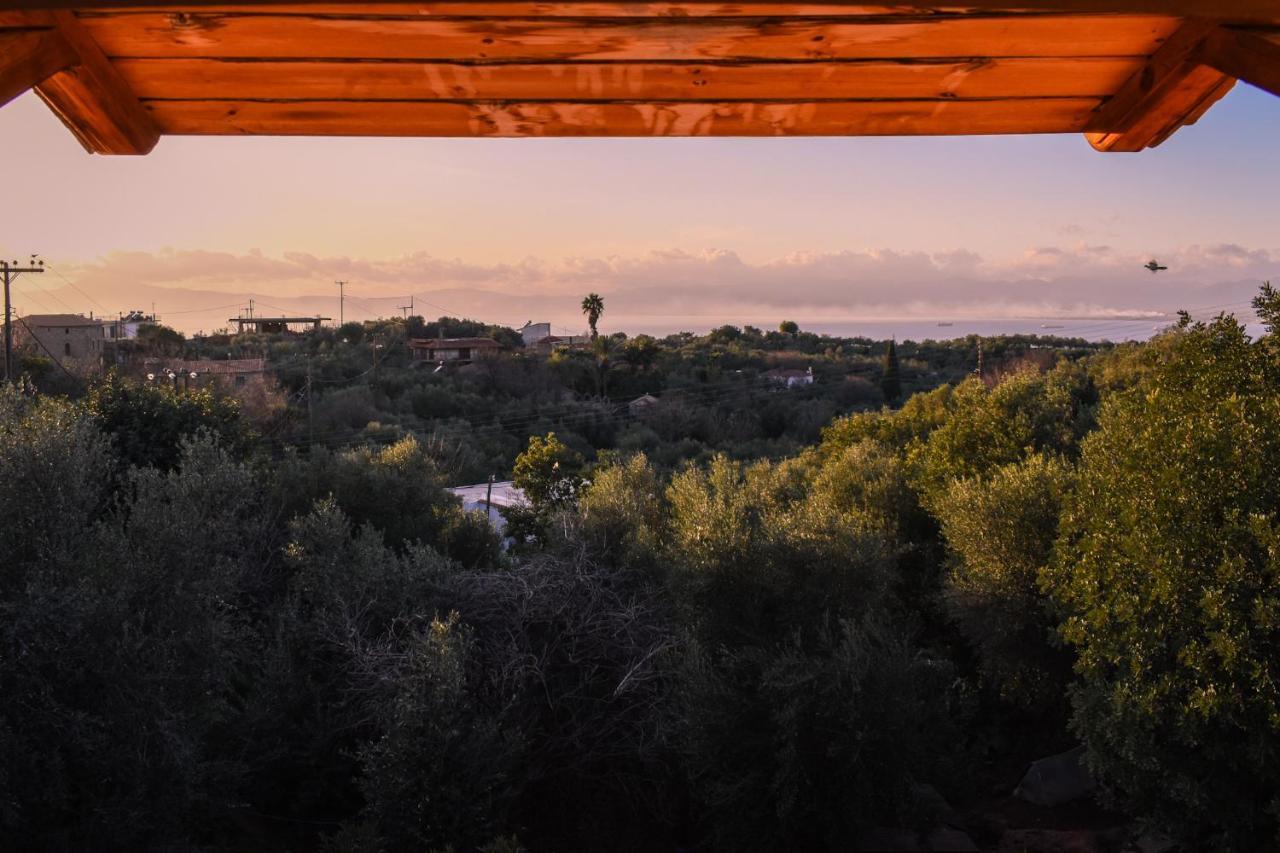 Amber Seaview Villa By The Olive Groves Kalamáta Eksteriør bilde